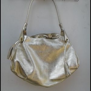 Large leather hobo bag